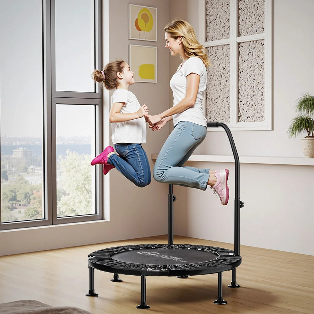Foldable Mini Fitness Indoor Exercise Workout Rebounder Sport Trampoline