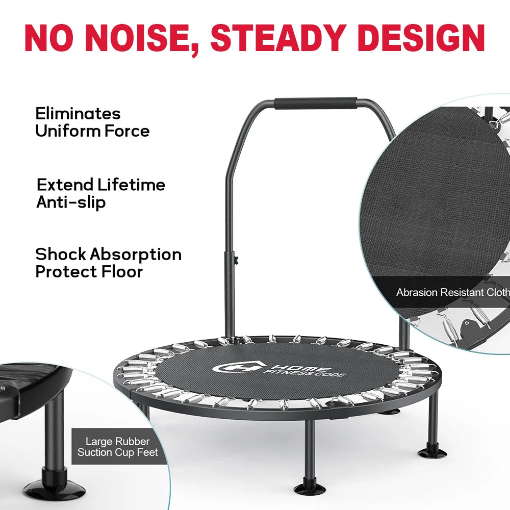 Foldable Mini Fitness Indoor Exercise Workout Rebounder Sport Trampoline