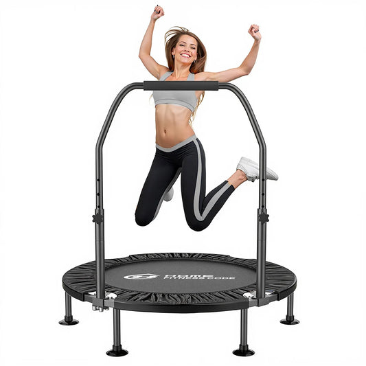 Foldable Mini Fitness Indoor Exercise Workout Rebounder Sport Trampoline