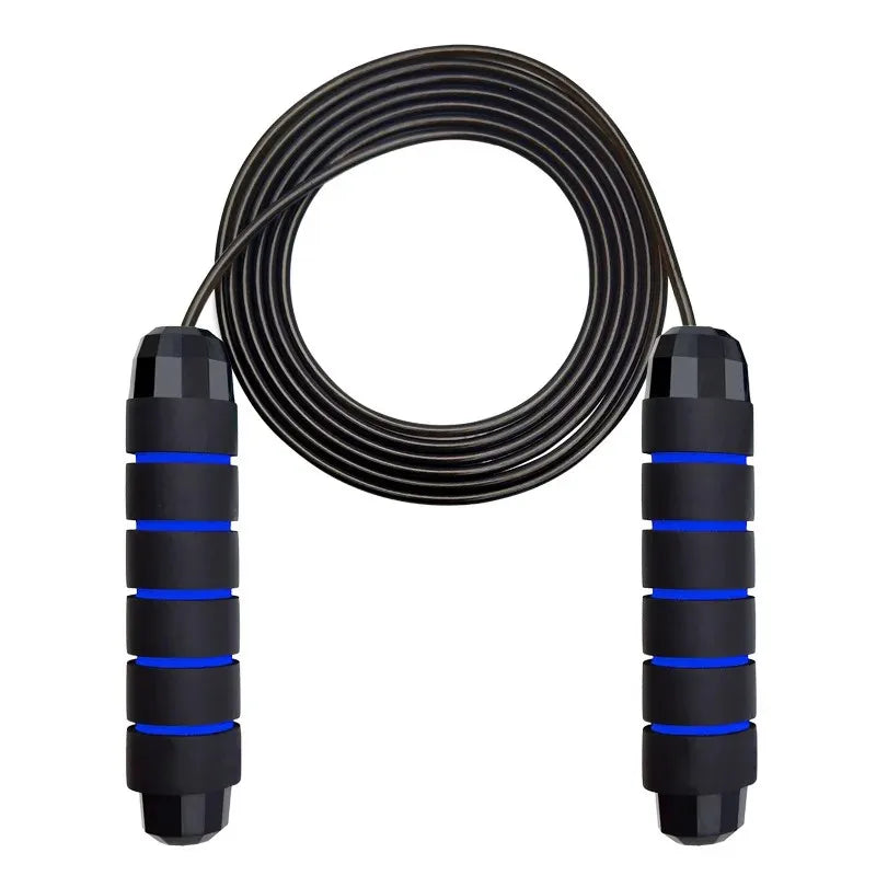 With Ball Bearings Adjustable Tangle-Free Speed Wire Jump Rope Workout with Foam Handles