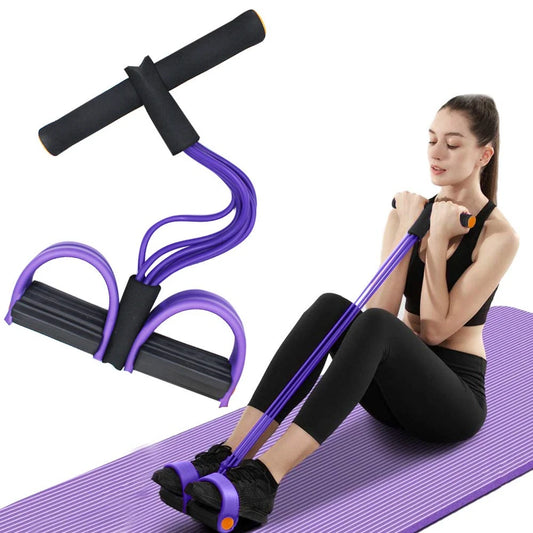 6-Tube Resistance Band Multi Function Tension Rope Fitness Bands