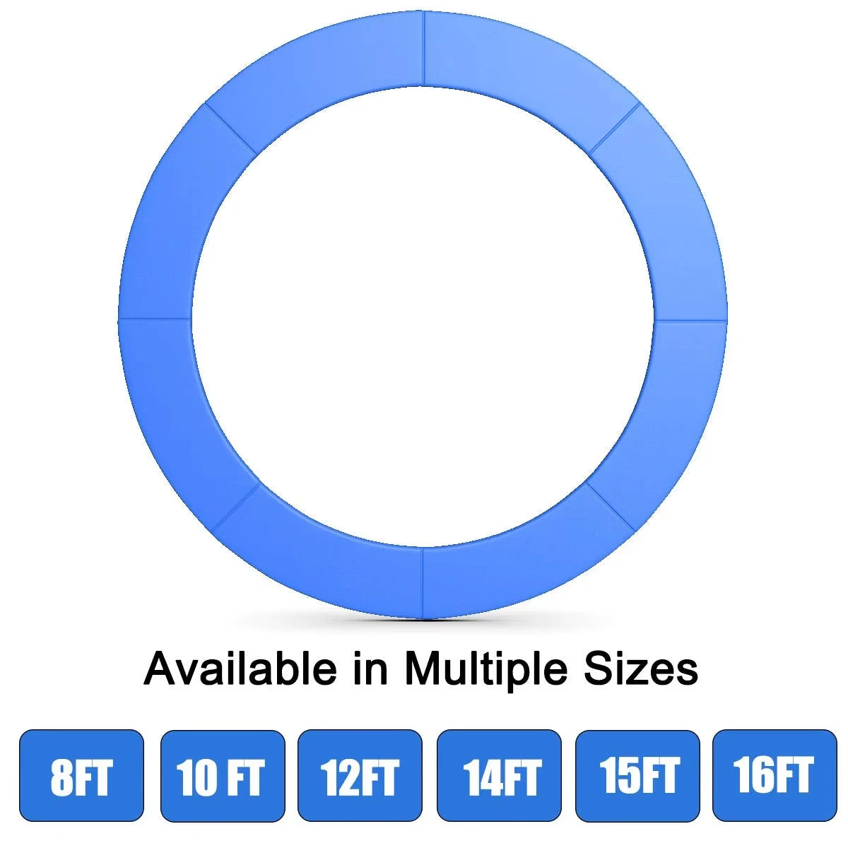 Fits 6ft 8ft 10ft Cover Universal Replacement Trampoline Safety Pad Mat Waterproof