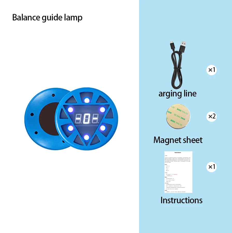 QUELING Smart Balance Board with Guidance Light - Full-Spectrum Training Equipment for Rehabilitation, Recovery, and Home Fitnes